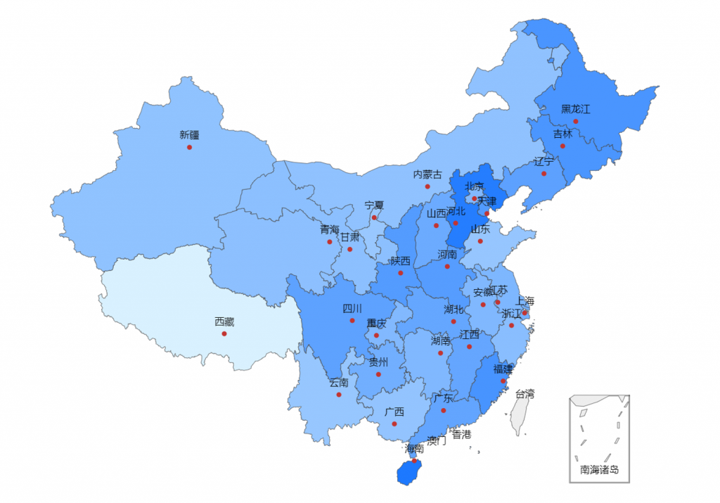 2022年4月各省份商票逾期严重程度